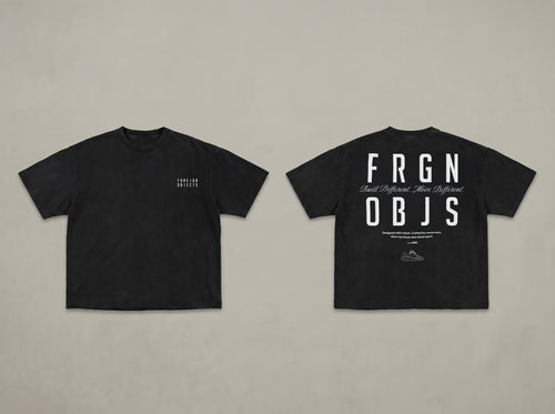 FRGN OBJS BLACK TEE