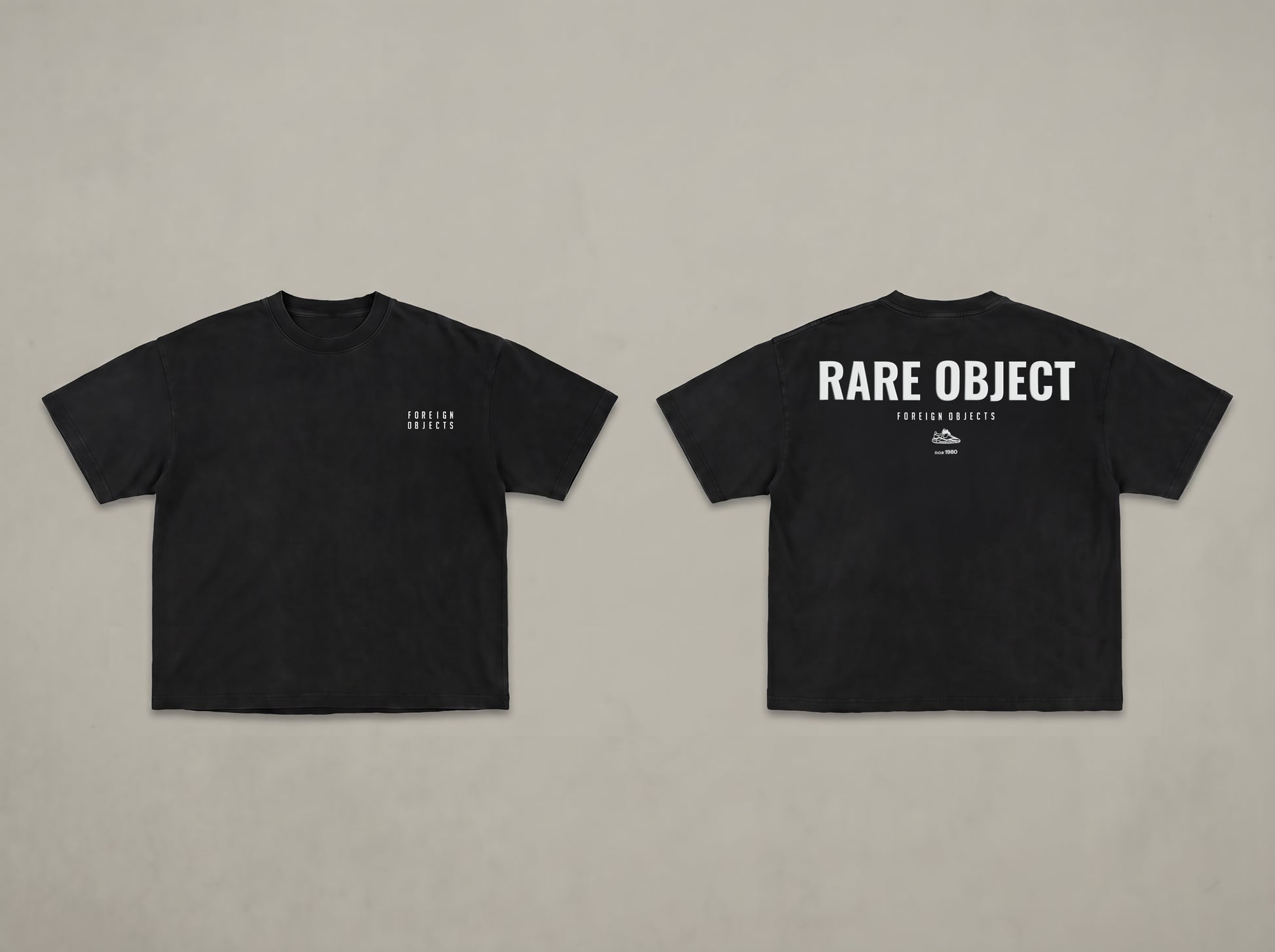 RARE OBJECTS BLACK TEE